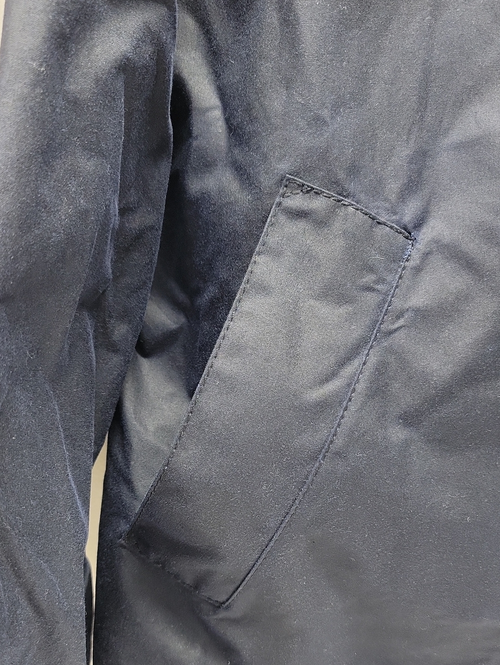 Barbour NWOT Ryedale Waxed Cotton Women's Jacket Sz 8 Deep NAVY - Picture 11 of 16